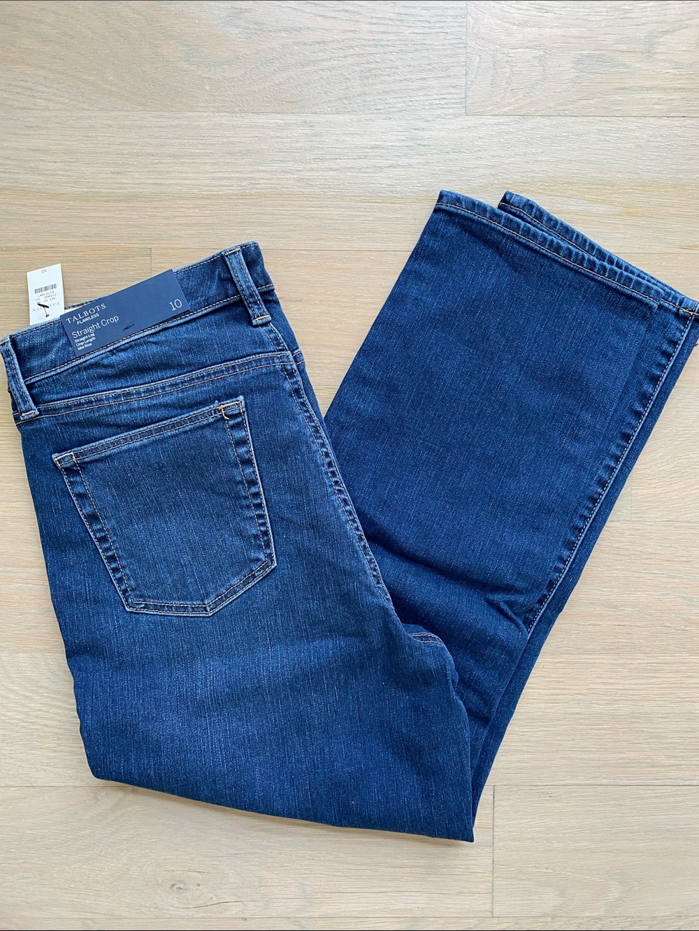 Talbots Straight Crop Jean